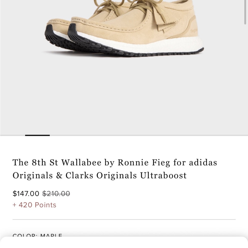 Clark’s x Ronnie Fieg Wallabee Ultraboost - Picture 11 of 14